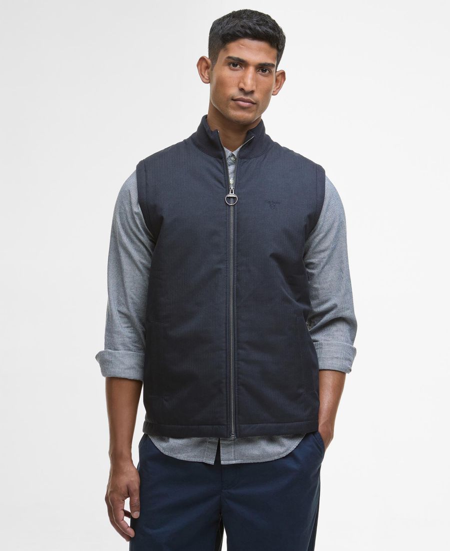 Мужской вязаный жилет Dryburn на молнии Barbour, Navy
Мужской вязаный жилет Dryburn на молнии Barbour, Navy