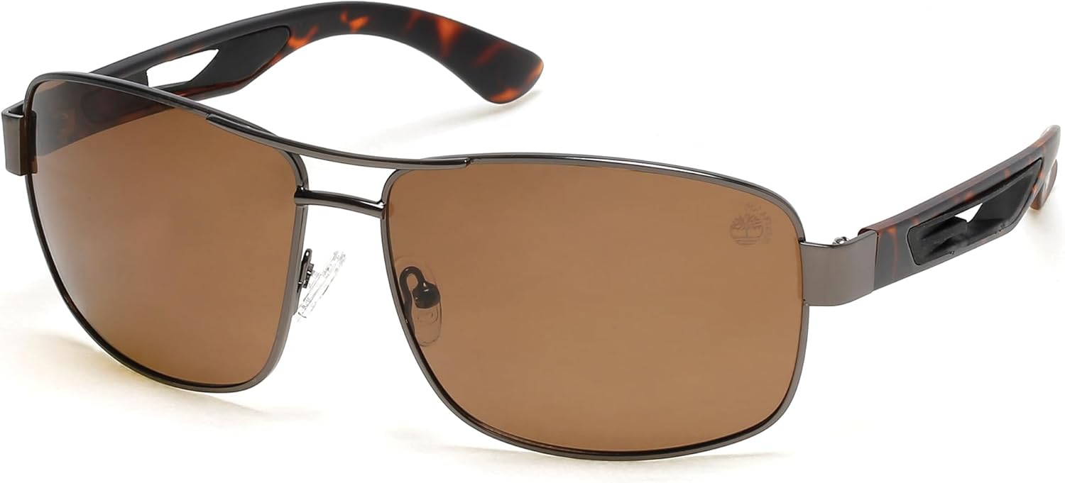 Очки Timberland Men's Navigator, Matte Gunmetal/Brown Polarized
Очки Timberland Men's Navigator, Matte Gunmetal/Brown Polarized