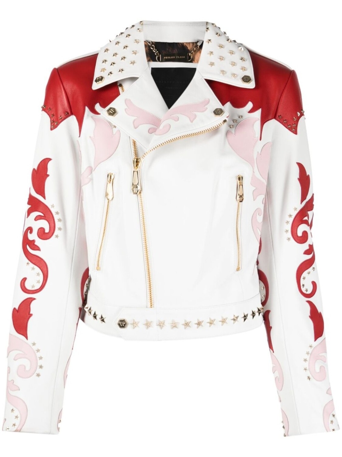 Philipp Plein куртка вязки интарсия, белый
Philipp Plein куртка вязки интарсия, белый