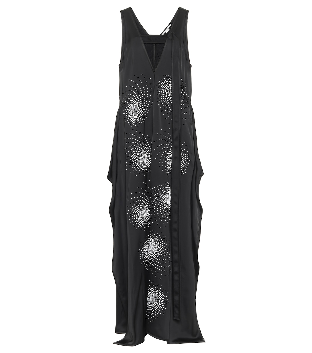 Платье из эластичного атласа с декоративными элементами Stella McCartney, черный
Платье из эластичного атласа с декоративными элементами Stella McCartney, черный