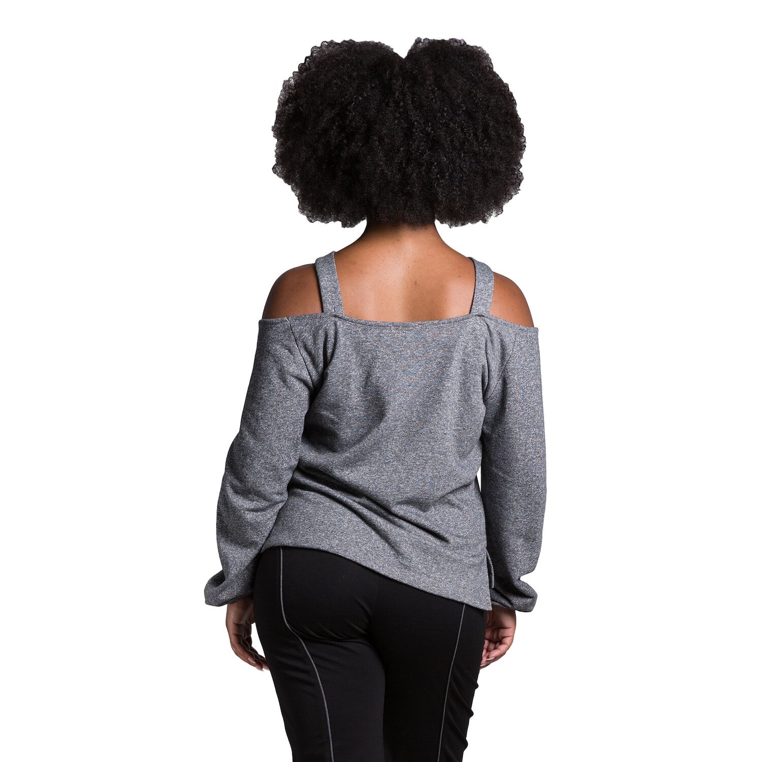 Женский топ с открытыми плечами и длинными рукавами с V-образным вырезом Poetic Justice Poetic Justice, серый
Женский топ с открытыми плечами и длинными рукавами с V-образным вырезом Poetic Justice Poetic Justice, серый