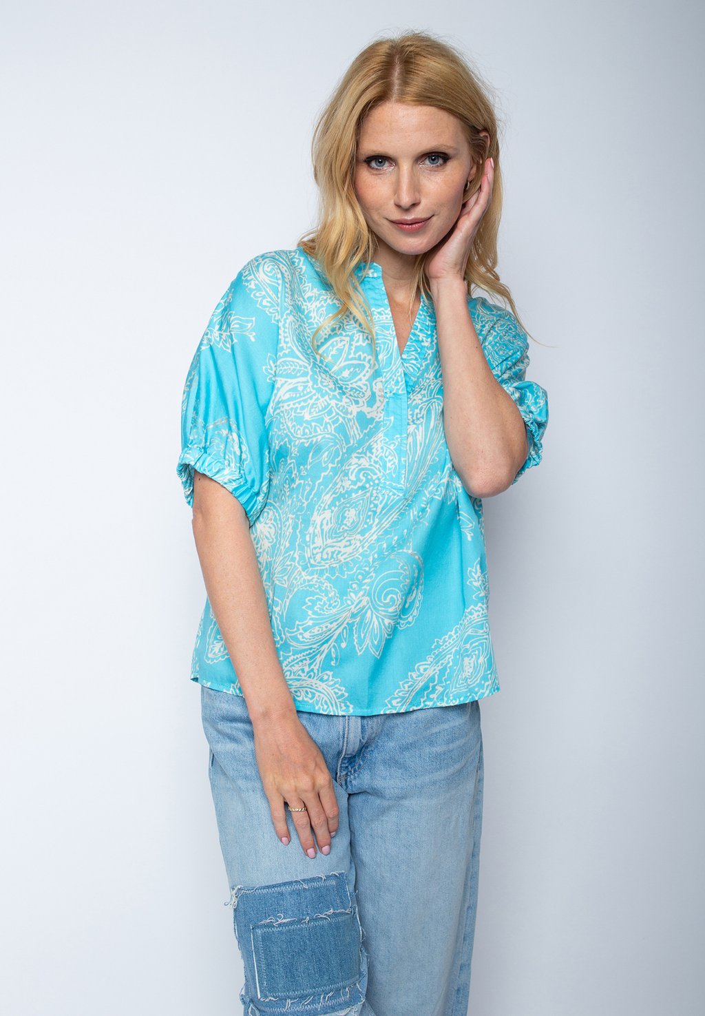 Блуза Emily van den Bergh, бирюзовый
Блуза Emily van den Bergh, бирюзовый