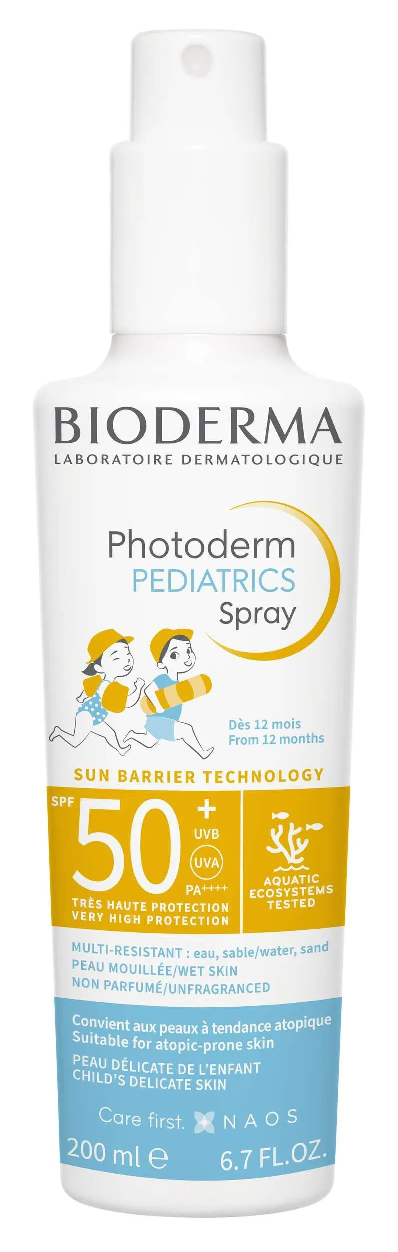 Детский спрей Photoderm Spf50+ 200 мл Bioderma 
Детский спрей Photoderm Spf50+ 200 мл Bioderma
