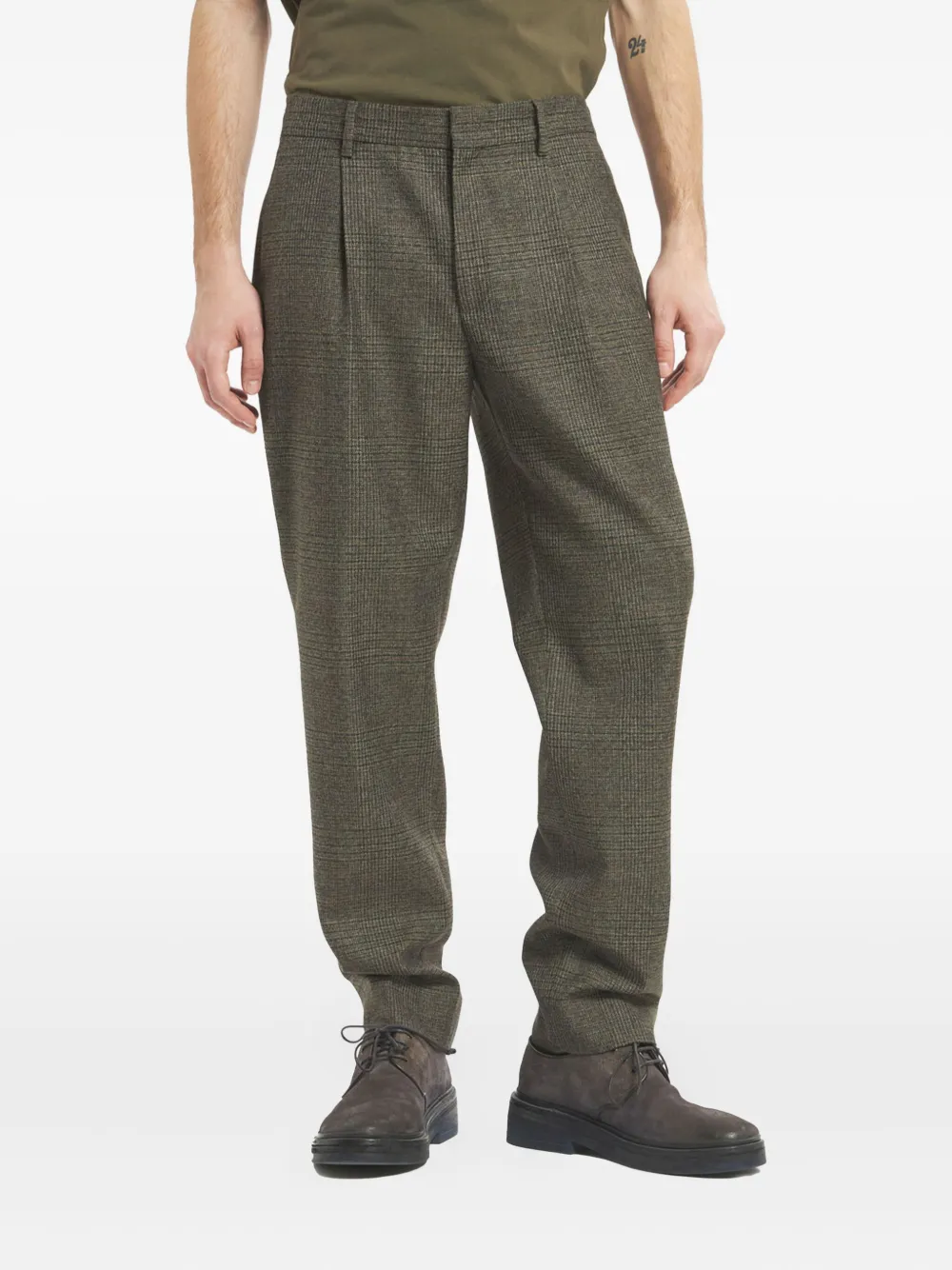 Брюки в клетку со складками Barena, серый
Брюки в клетку со складками Barena, серый