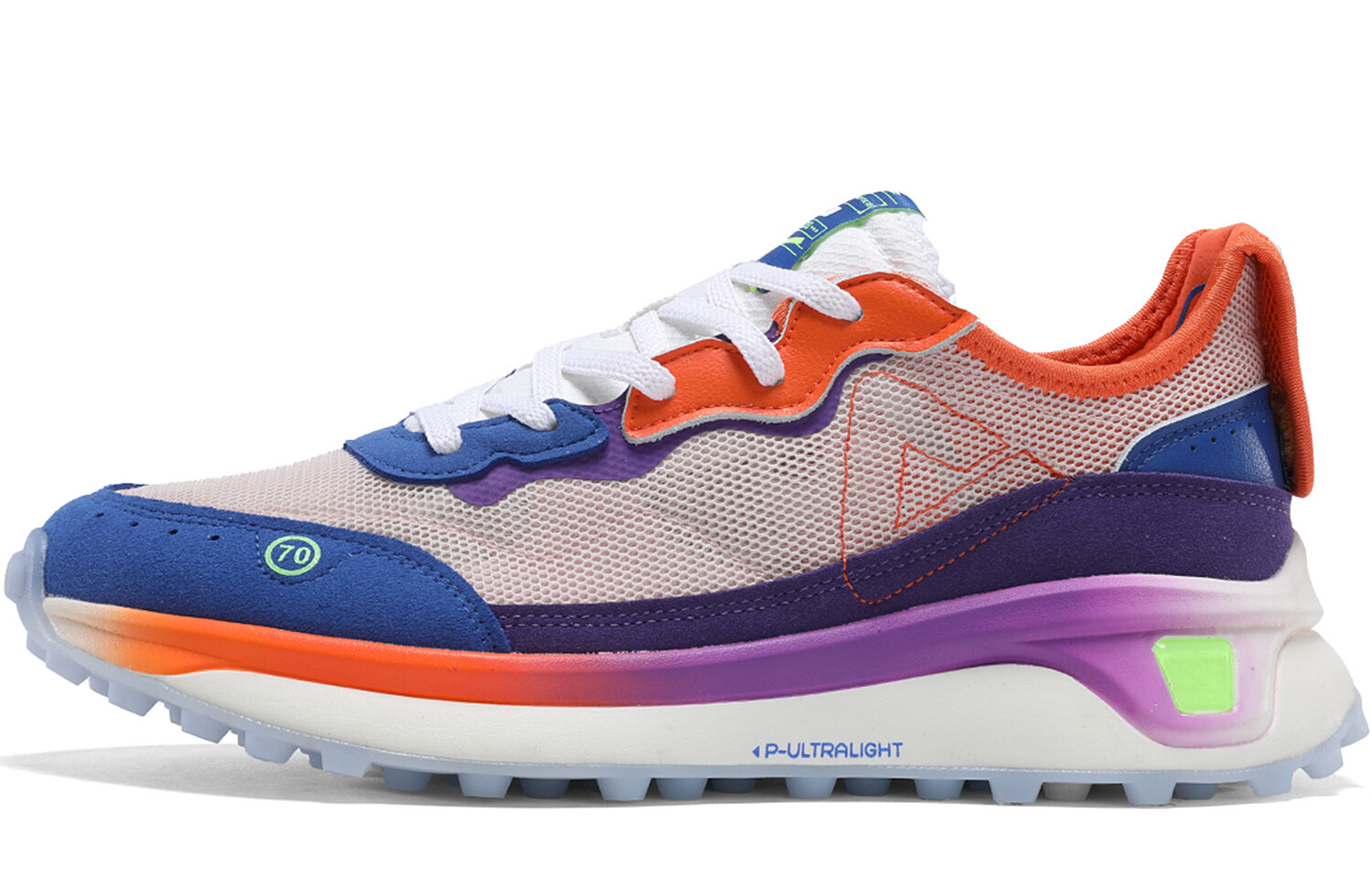 Кроссовки для бега Flick 70s мужские с низким верхом Cailan/оранжевый Peak
Кроссовки для бега Flick 70s мужские с низким верхом Cailan/оранжевый Peak