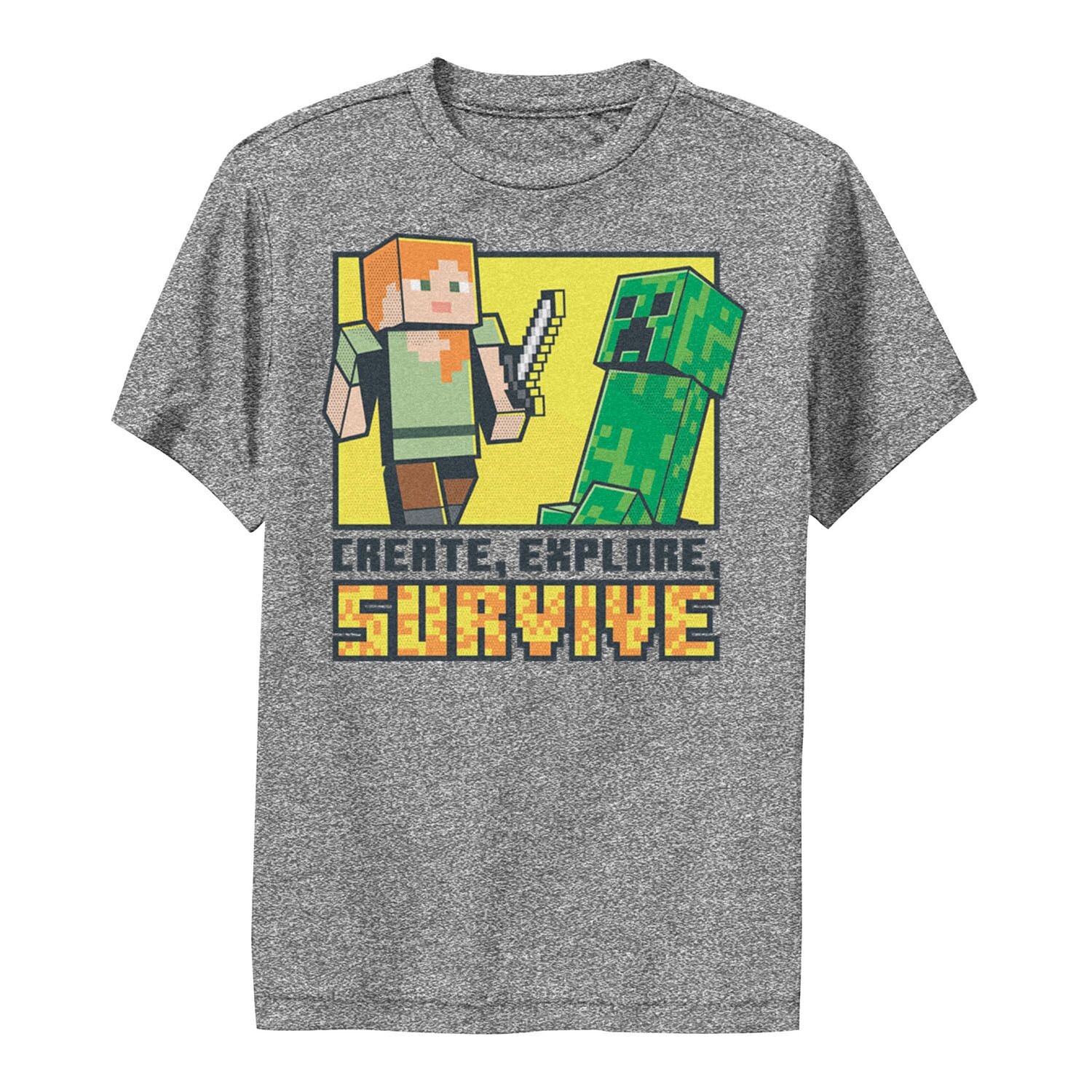 Футболка Minecraft для мальчиков 8–20 лет с портретом «Создавай, исследуй, выживай» Minecraft
Футболка Minecraft для мальчиков 8–20 лет с портретом «Создавай, исследуй, выживай» Minecraft