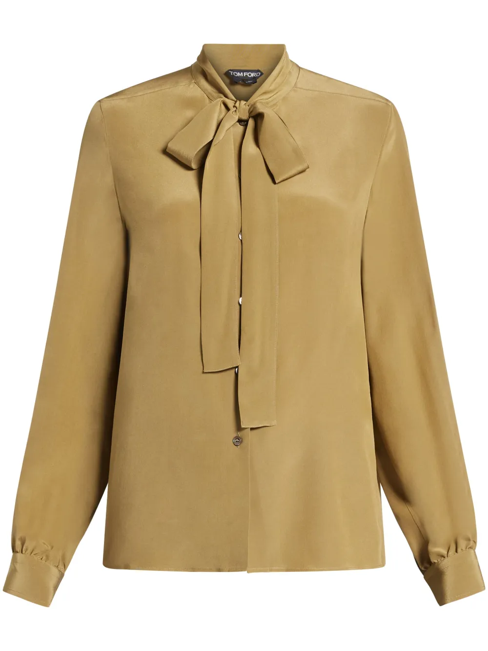 Шелковаяблузка с завязками TOM FORD, зеленый
Шелковаяблузка с завязками TOM FORD, зеленый