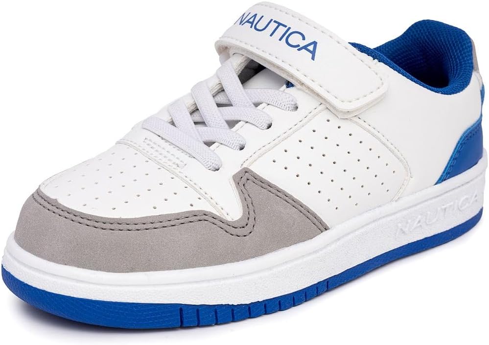 Детские кроссовки Nautica с регулируемыми ремешками, Удобные повседневные кеды для мальчиков и девочек, малышей и маленьких детей, белый/синий/серый
Детские кроссовки Nautica с регулируемыми ремешками, Удобные повседневные кеды для мальчиков и девочек, малышей и маленьких детей, белый/синий/серый
