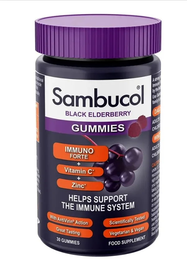 Sambucol Gummies 30 шт. Добавка Named
Sambucol Gummies 30 шт. Добавка Named