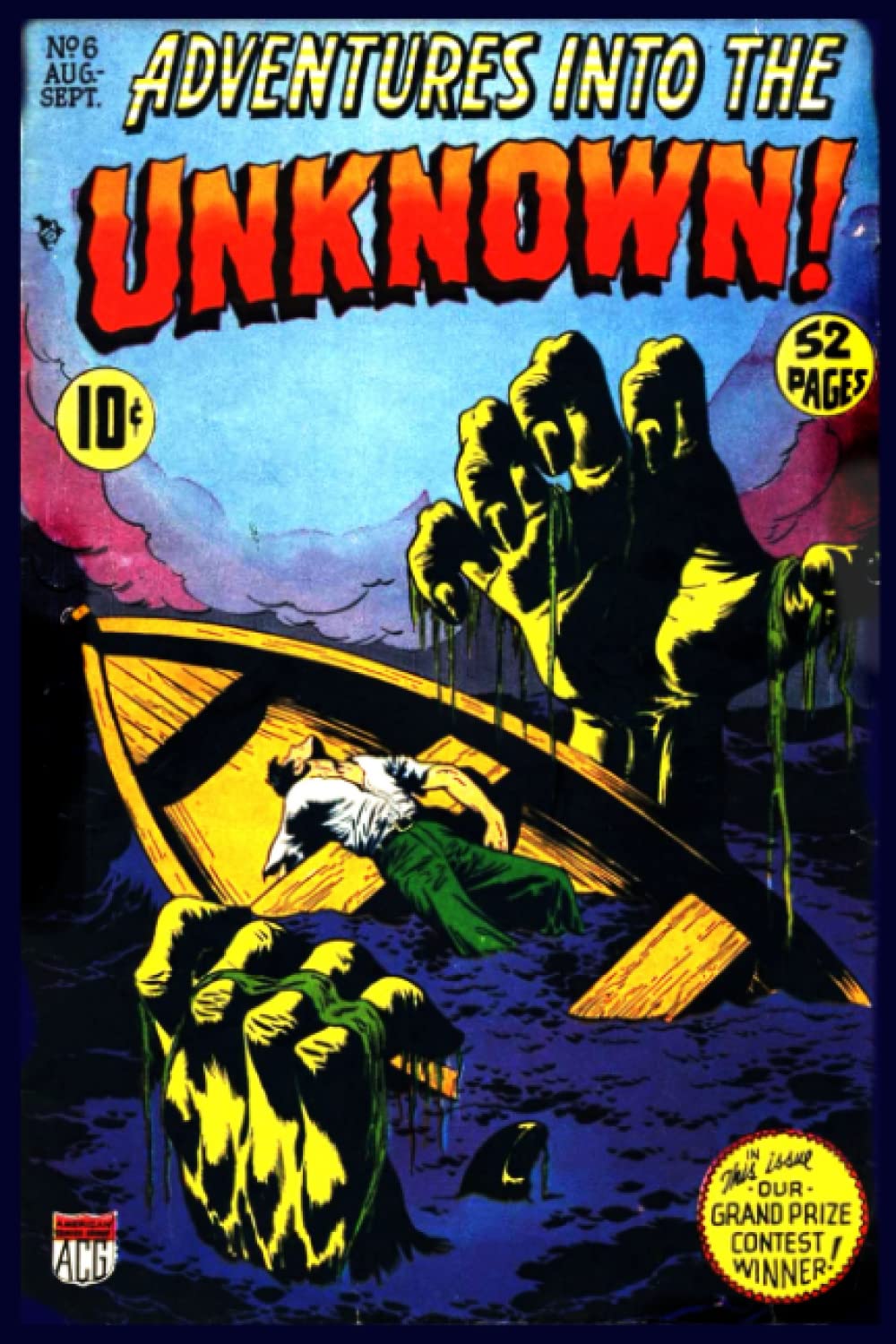 Pulp magazine covers journal : Adventures into the unknown 6: Comic book collecting horror journal composition notebook (Independently published)
Pulp magazine covers journal : Adventures into the unknown 6: Comic book collecting horror journal composition notebook (Independently published)