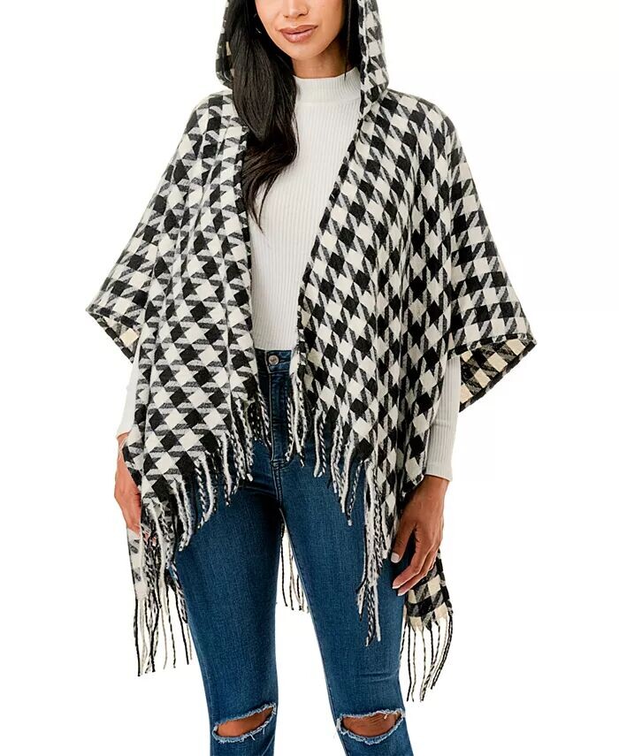 Шарф Ruana с капюшоном и узором «гусиные лапки» Marcus Adler, черный
Шарф Ruana с капюшоном и узором «гусиные лапки» Marcus Adler, черный