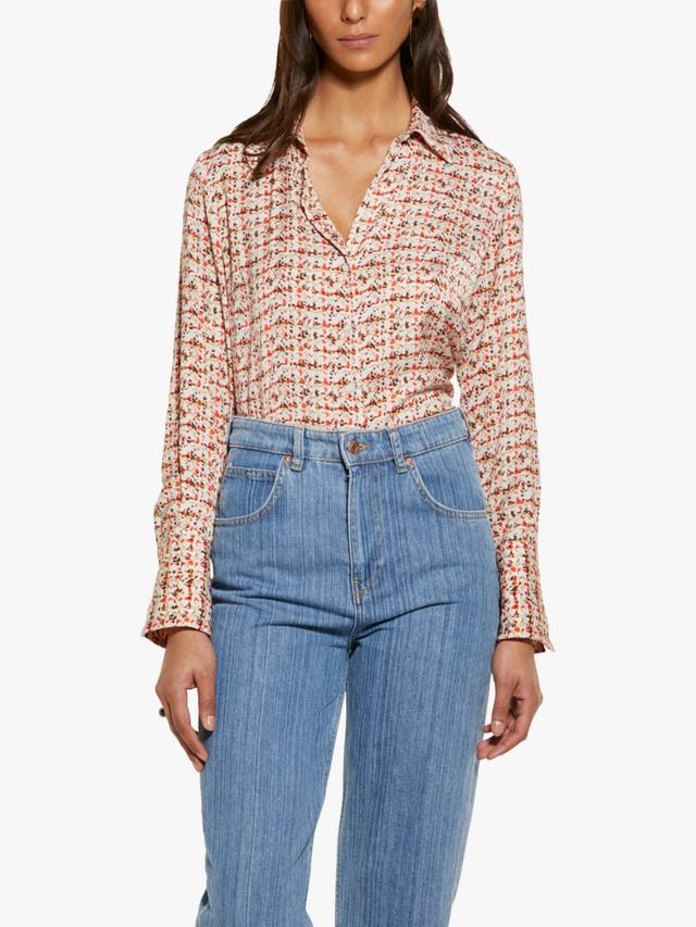 Абстрактная атласная рубашка SISLEY, разноцветный
Абстрактная атласная рубашка SISLEY, разноцветный