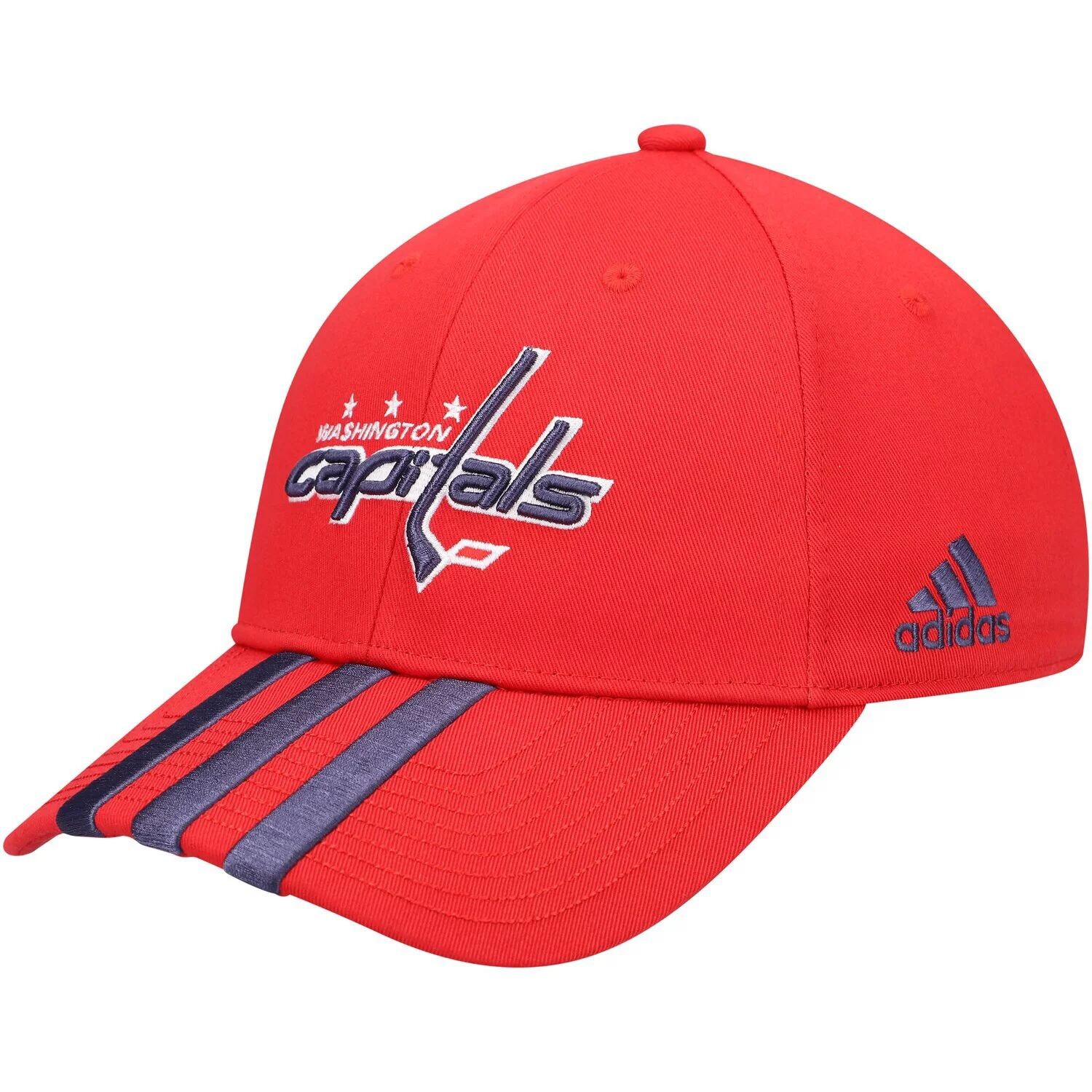 Мужская регулируемая кепка с тремя полосками adidas Red Washington Capitals Locker Room
Мужская регулируемая кепка с тремя полосками adidas Red Washington Capitals Locker Room