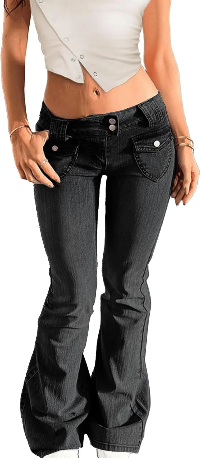 Джинсы-клеш low rise для женщин в стиле y2k Djeanxa
Джинсы-клеш low rise для женщин в стиле y2k Djeanxa