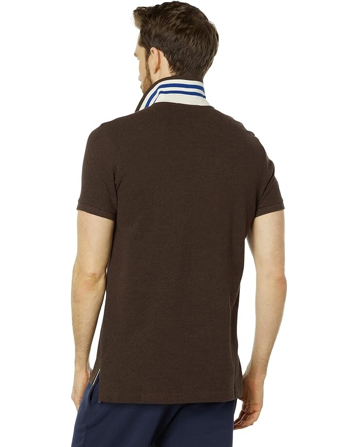 Поло U.S. POLO ASSN. Slim Fit Solid Polo w/ Contrast Striped Underside of Collar, цвет Brown Heather
Поло U.S. POLO ASSN. Slim Fit Solid Polo w/ Contrast Striped Underside of Collar, цвет Brown Heather