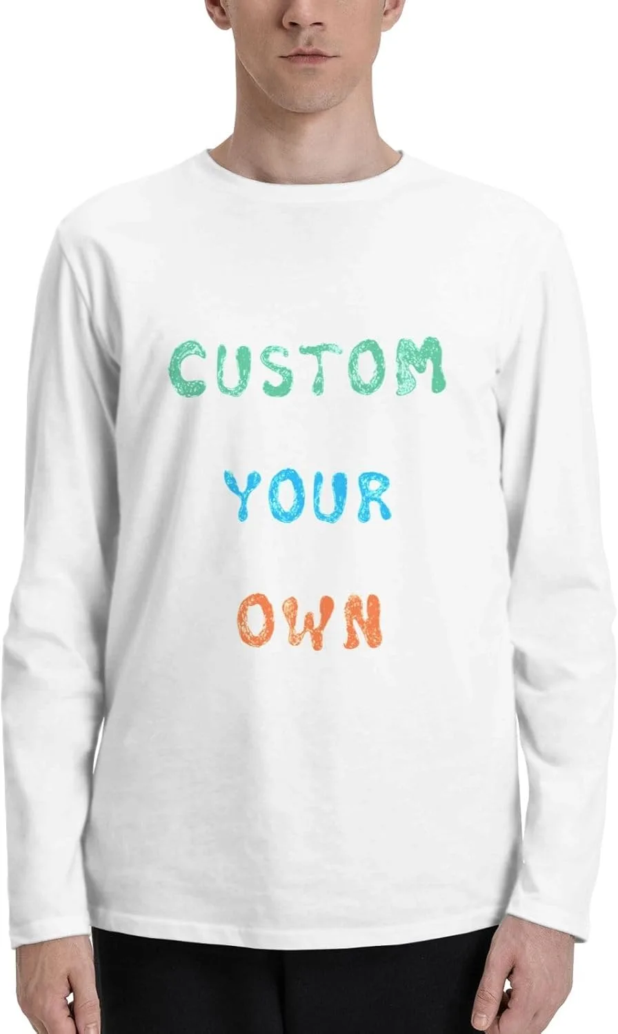 Футболка мужская с длинным рукавом Custom Cotton Crew Neck
Футболка мужская с длинным рукавом Custom Cotton Crew Neck