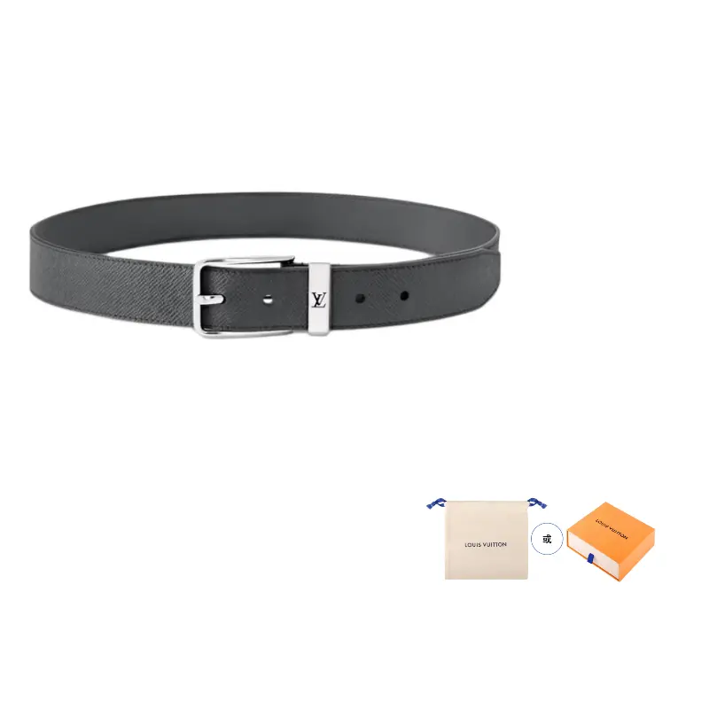 LOUIS VUITTON Кожаный ремень с металлическими элементами для мужчин черный шириной 3.5 см, Dark Gray
LOUIS VUITTON Кожаный ремень с металлическими элементами для мужчин черный шириной 3.5 см, Dark Gray