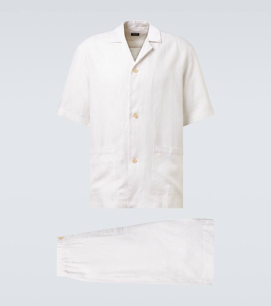 Полосатая пижама из льна Zegna, St Pie Di Cavallo
Полосатая пижама из льна Zegna, St Pie Di Cavallo