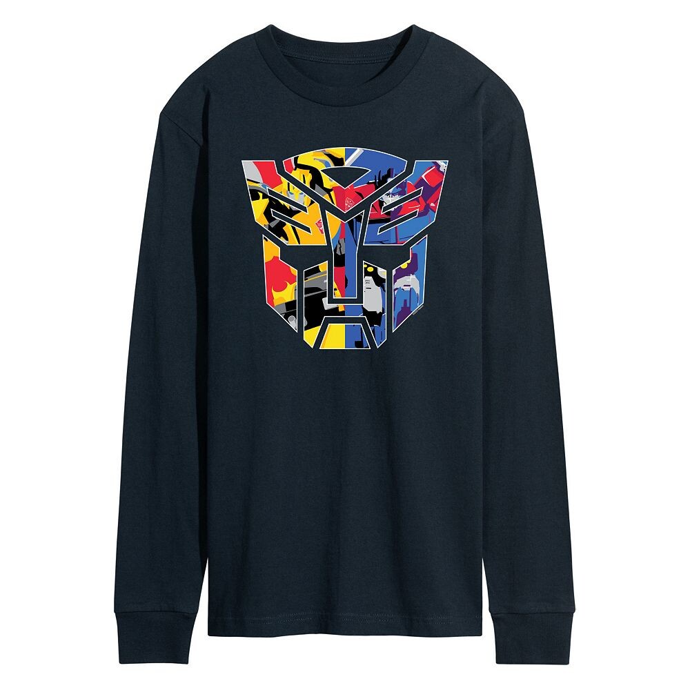 Мужская футболка с длинными рукавами и графическим логотипом Transformers Licensed Character, темно-синий
Мужская футболка с длинными рукавами и графическим логотипом Transformers Licensed Character, темно-синий