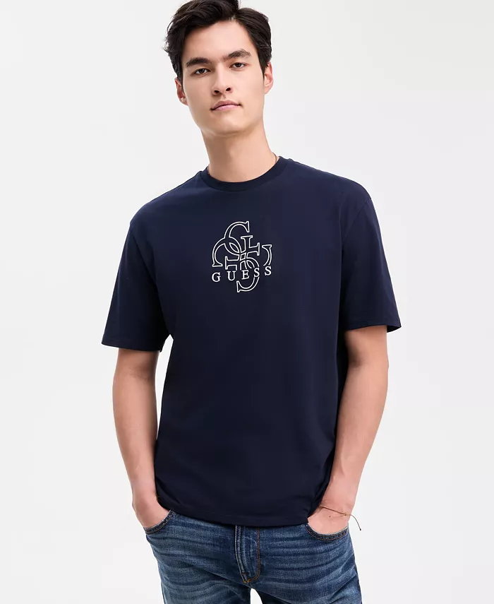 Мужская футболка Quattro G с коротким рукавом и принтом в расслабленном крое Guess, синий
Мужская футболка Quattro G с коротким рукавом и принтом в расслабленном крое Guess, синий