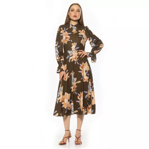 Женское платье миди с воротником, облегающее и расклешенное Alexia Admor, мультиколор
Женское платье миди с воротником, облегающее и расклешенное Alexia Admor, мультиколор