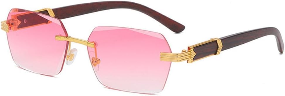 Винтажные солнцезащитные очки без оправы для мужчин и женщин, стильные очки класса люкс, модные женские солнцезащитные очки с защитой от УФ-излучения UV400 для мужчин HHZZYVY, Gold-pink
Винтажные солнцезащитные очки без оправы для мужчин и женщин, стильные очки класса люкс, модные женские солнцезащитные очки с защитой от УФ-излучения UV400 для мужчин HHZZYVY, Gold-pink