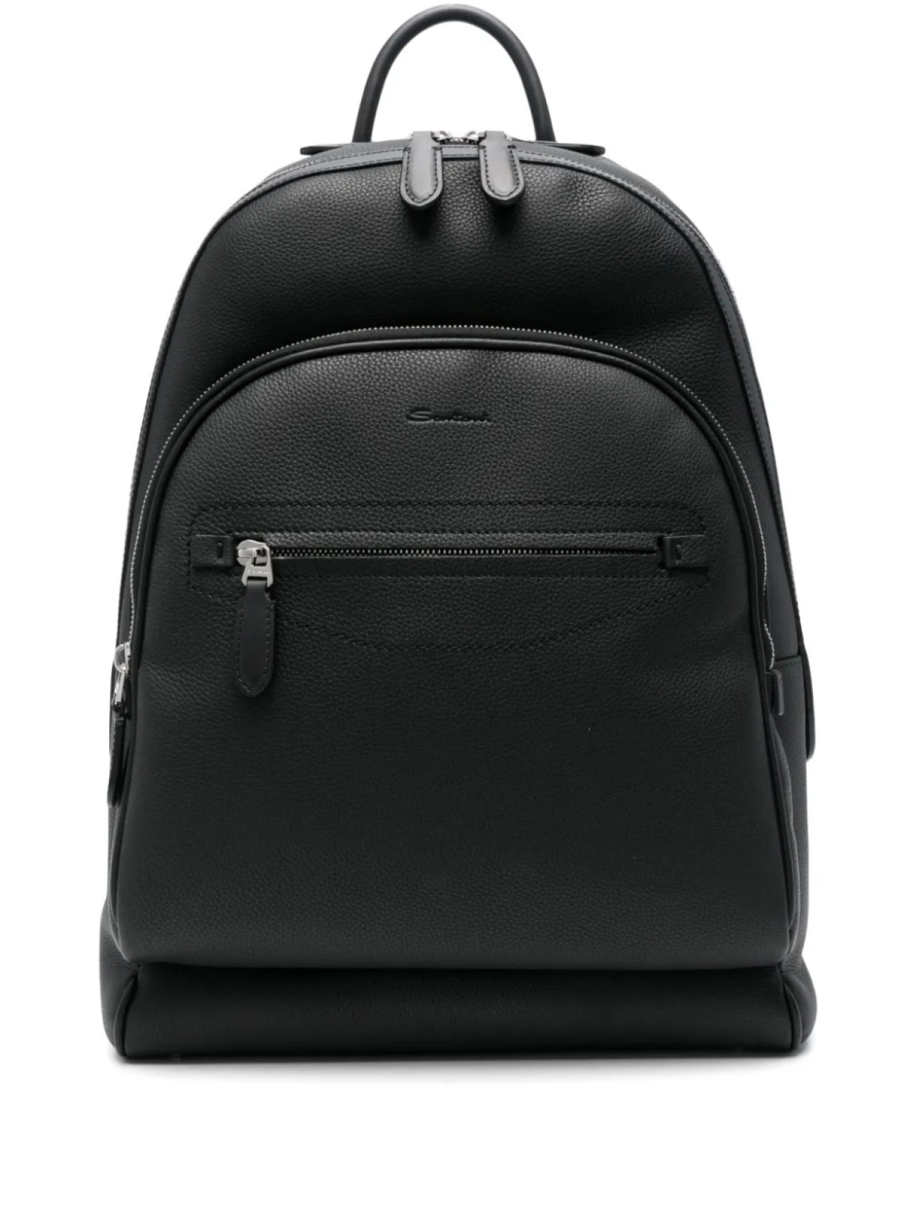 Santoni кожаный рюкзак, черный
Santoni кожаный рюкзак, черный