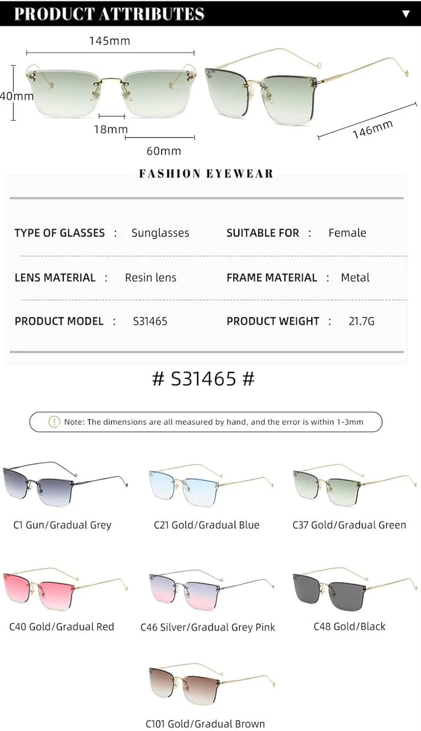 Солнцезащитные очки 2026 в квадратной оправе, маленькие, для мужчин и женщин, для отдыха на природе и активного отдыха (цвет: D, размер: средний) MTZJH, One Color
Солнцезащитные очки 2026 в квадратной оправе, маленькие, для мужчин и женщин, для отдыха на природе и активного отдыха (цвет: D, размер: средний) MTZJH, One Color