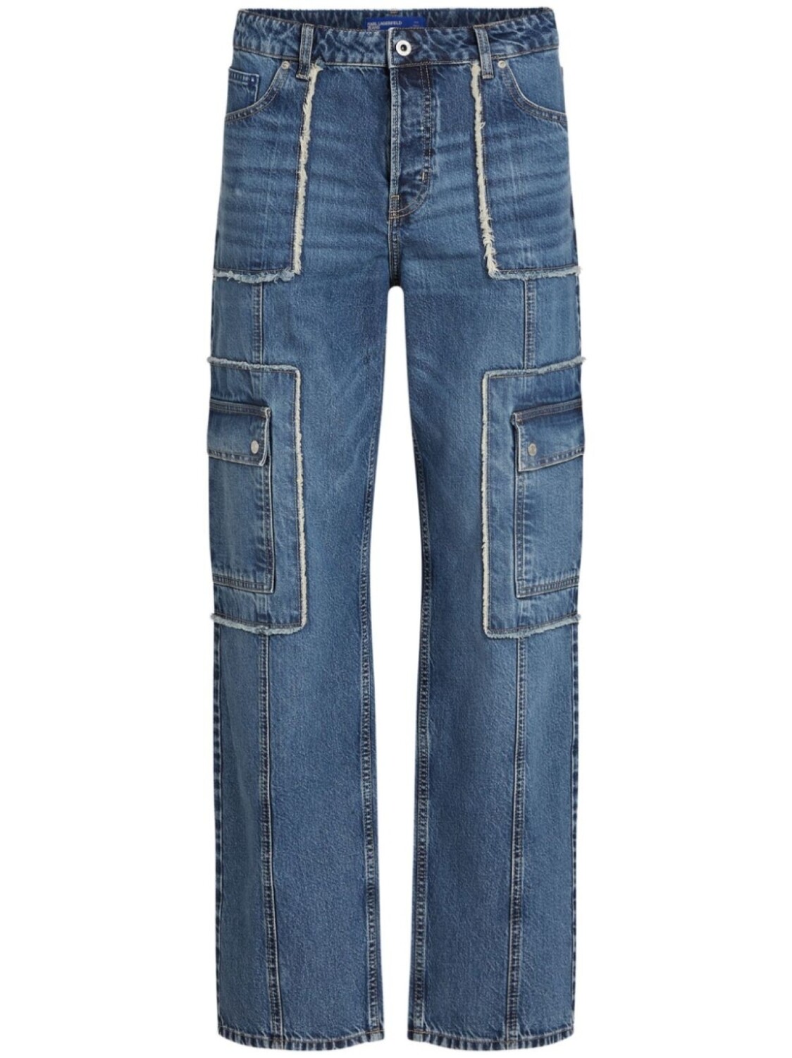 Джинсы свободного кроя Karl Lagerfeld Jeans, синий 
Джинсы свободного кроя Karl Lagerfeld Jeans, синий