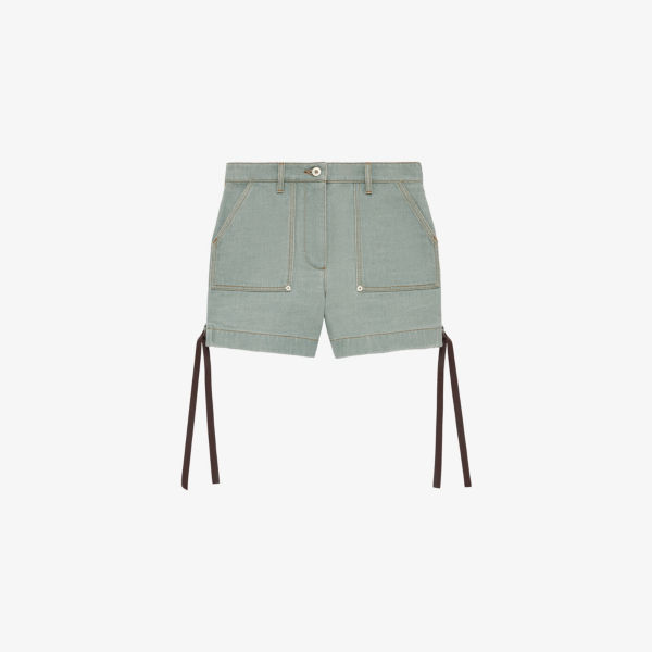 Шорты рабочие Loewe Anagram-Patch с лоскутным принтом, хаки
Шорты рабочие Loewe Anagram-Patch с лоскутным принтом, хаки