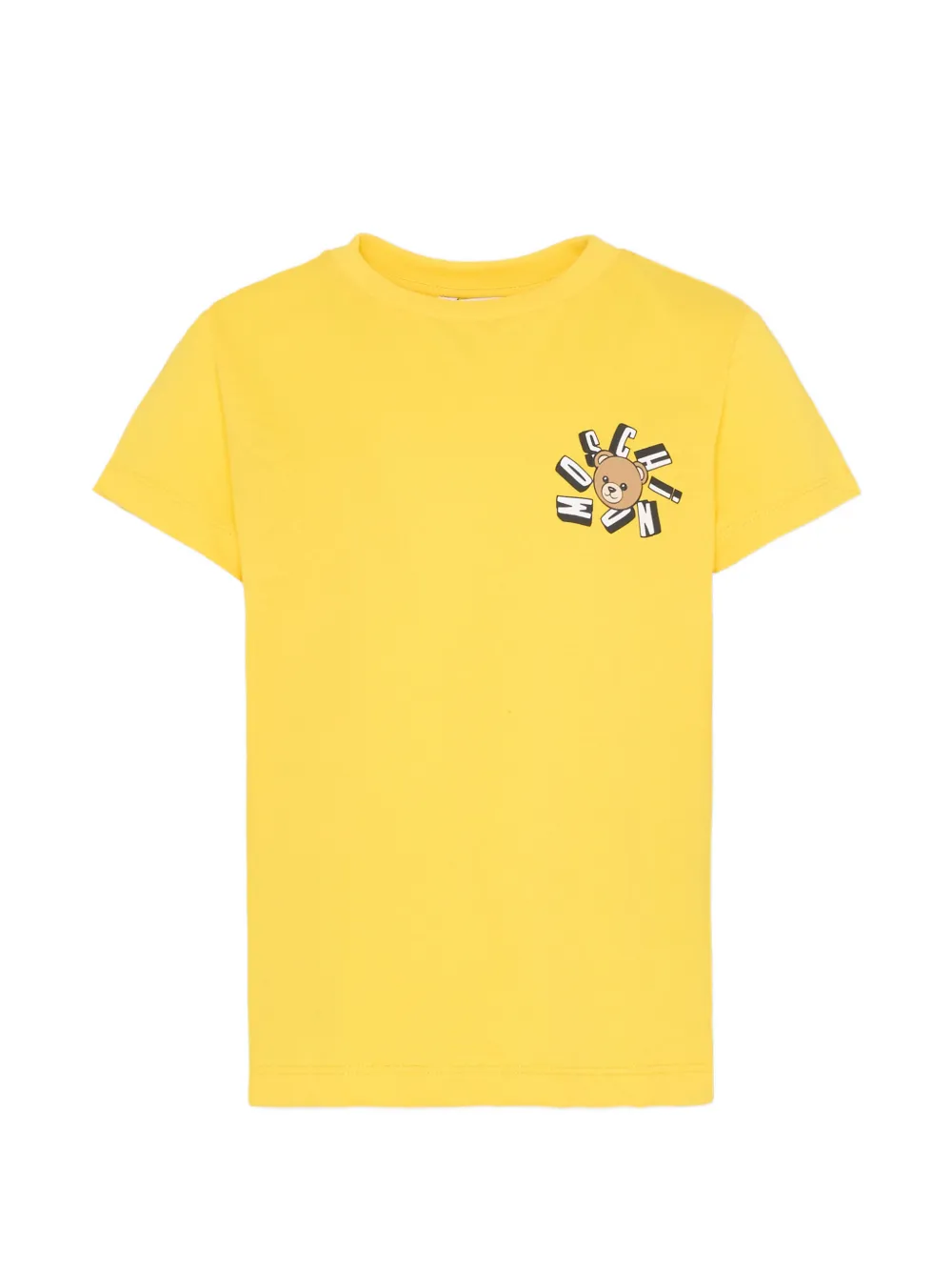 Футболка с отделкой в виде мишки Moschino Kids, желтый
Футболка с отделкой в виде мишки Moschino Kids, желтый