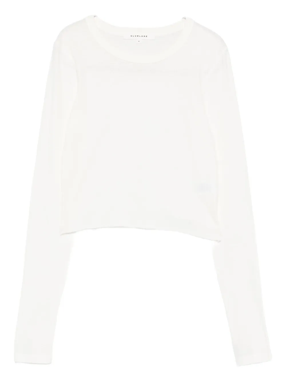 Хлопковая футболка с длинными рукавами SLVRLAKE, белый
Хлопковая футболка с длинными рукавами SLVRLAKE, белый