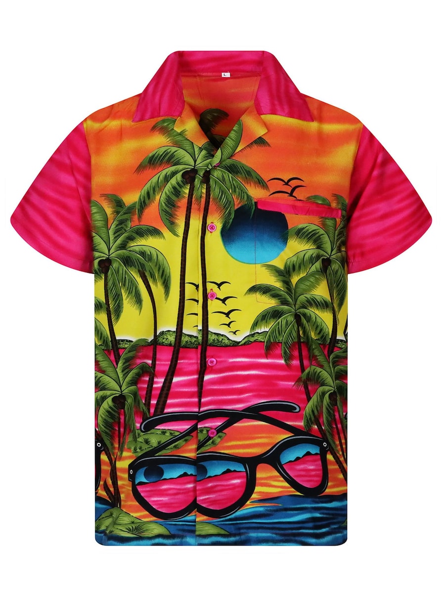 Рубашка King Kameha Sunglasses, розовый
Рубашка King Kameha Sunglasses, розовый