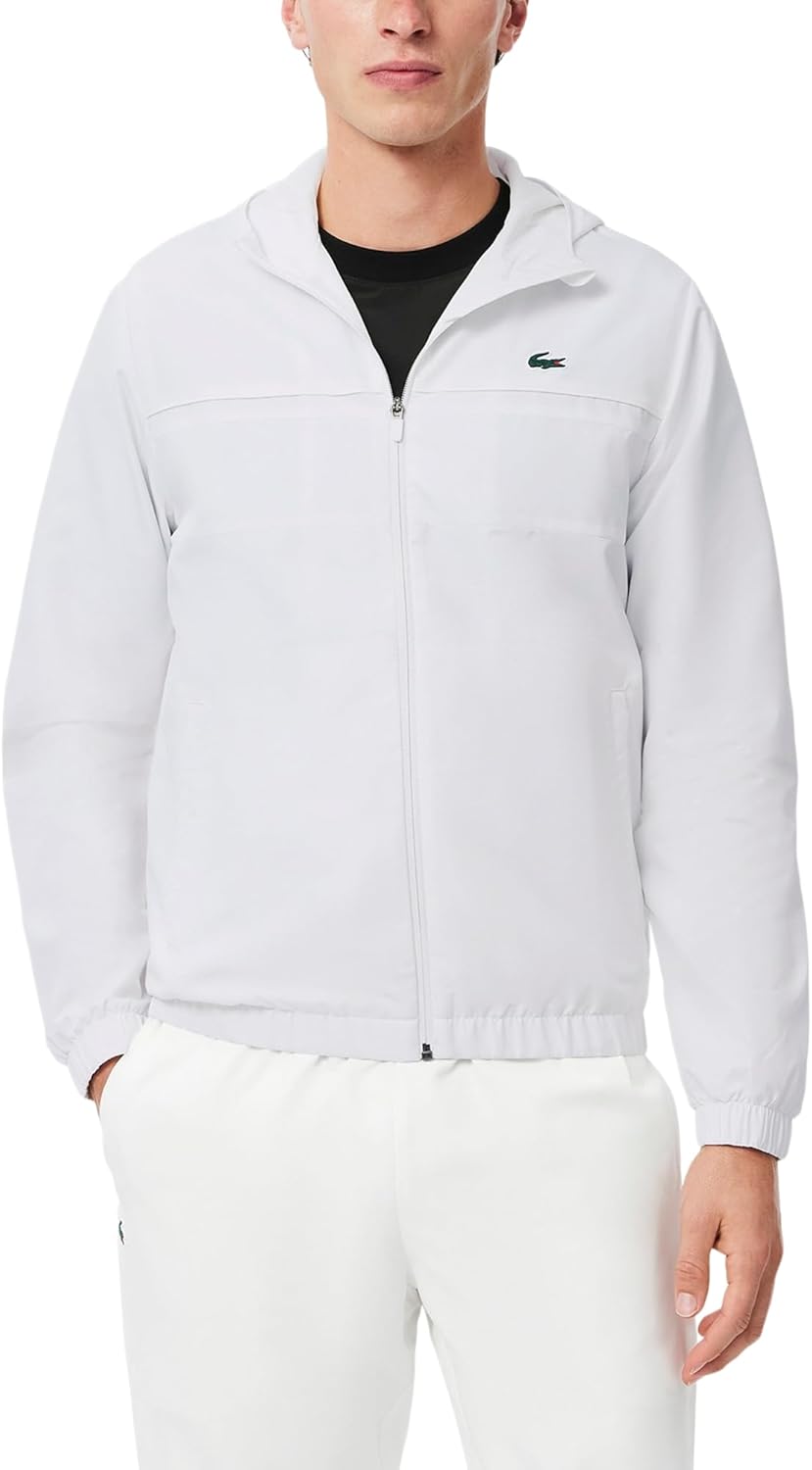 Lacoste мужская легкая производительная куртка на молнии, White/White/White
Lacoste мужская легкая производительная куртка на молнии, White/White/White