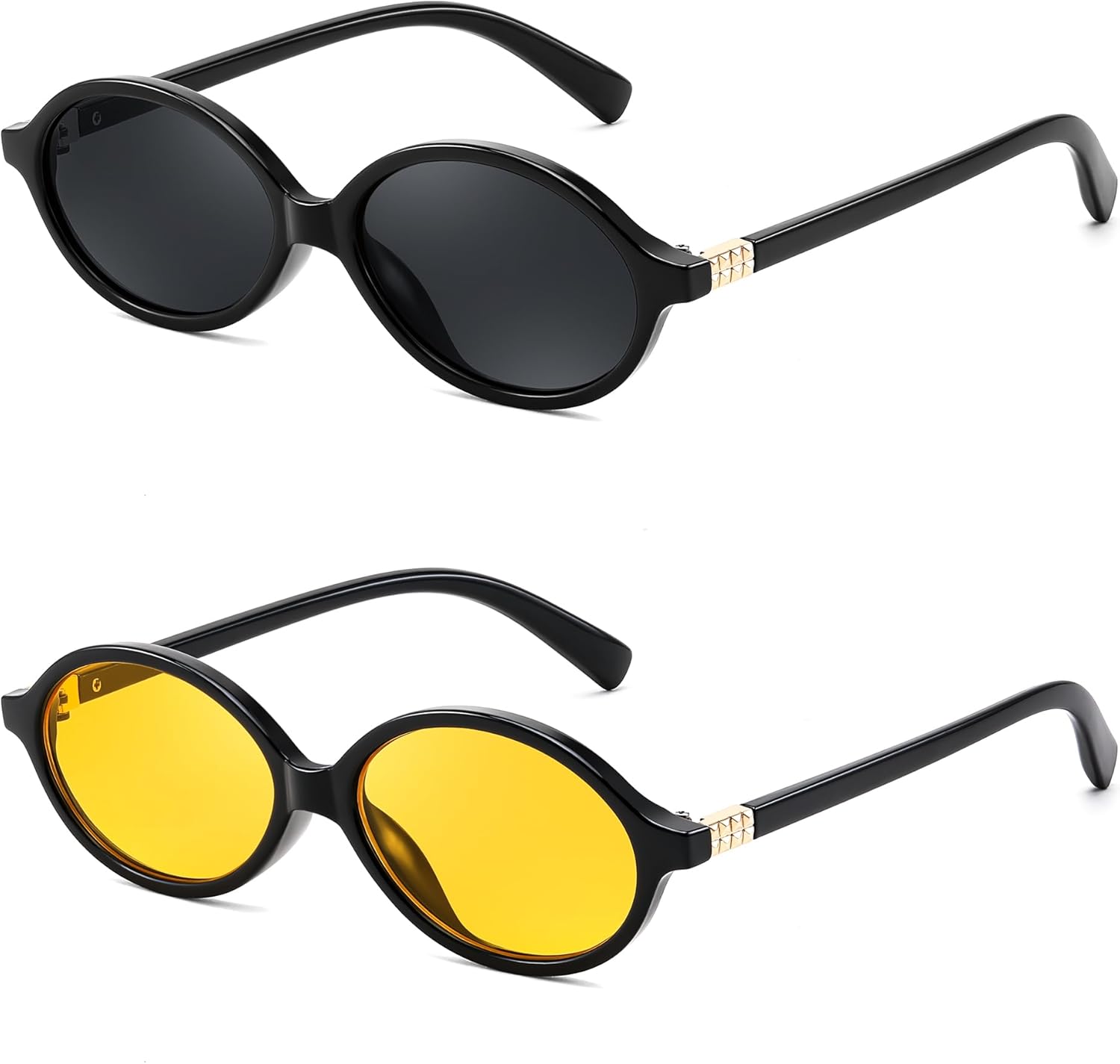 Солнцезащитные очки YuJian в стиле ретро 90-х, овальные, для женщин и мужчин, модные узкие круглые солнцезащитные очки в стиле Y2k, винтажные очки, Black Frame - Gray + Black Frame - Yellow
Солнцезащитные очки YuJian в стиле ретро 90-х, овальные, для женщин и мужчин, модные узкие круглые солнцезащитные очки в стиле Y2k, винтажные очки, Black Frame - Gray + Black Frame - Yellow