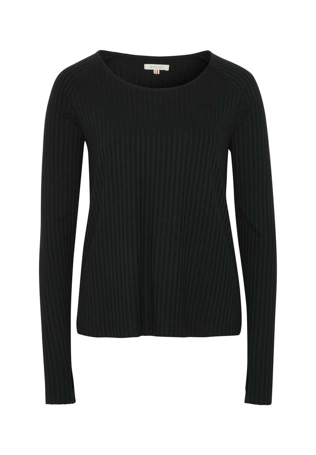 Лонгслив с изящным ребристым узором DETTO FATTO, черный
Лонгслив с изящным ребристым узором DETTO FATTO, черный