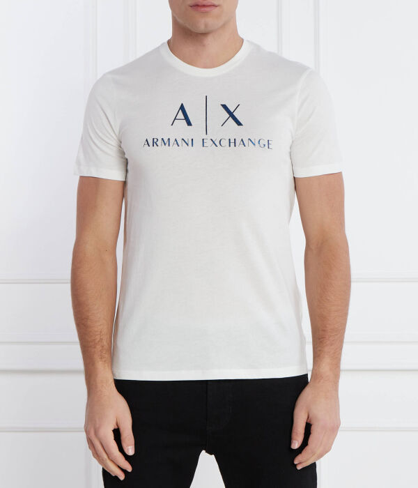 Футболка Armani Exchange с логотипом, белый / синий
Футболка Armani Exchange с логотипом, белый / синий