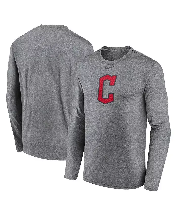 Мужская футболка с длинным рукавом Heather Gray Cleveland Guardians Logo Legend Nike
Мужская футболка с длинным рукавом Heather Gray Cleveland Guardians Logo Legend Nike