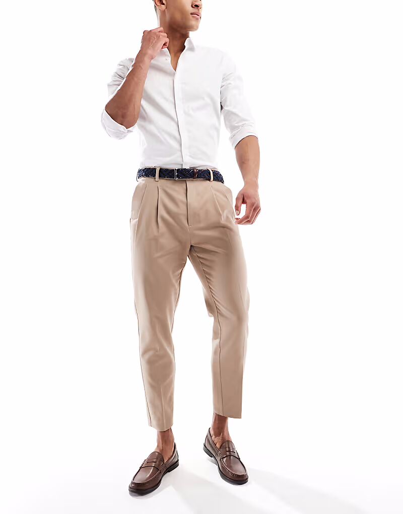 Элегантные зауженные брюки-чиносы из хлопка ASOS DESIGN светло-коричневого цвета
Элегантные зауженные брюки-чиносы из хлопка ASOS DESIGN светло-коричневого цвета