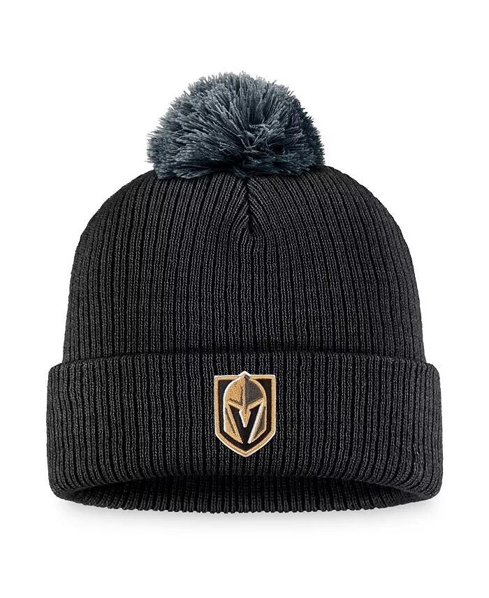 Мужская черная вязаная шапка с манжетами и помпоном Vegas Golden Knights Team Fanatics
Мужская черная вязаная шапка с манжетами и помпоном Vegas Golden Knights Team Fanatics