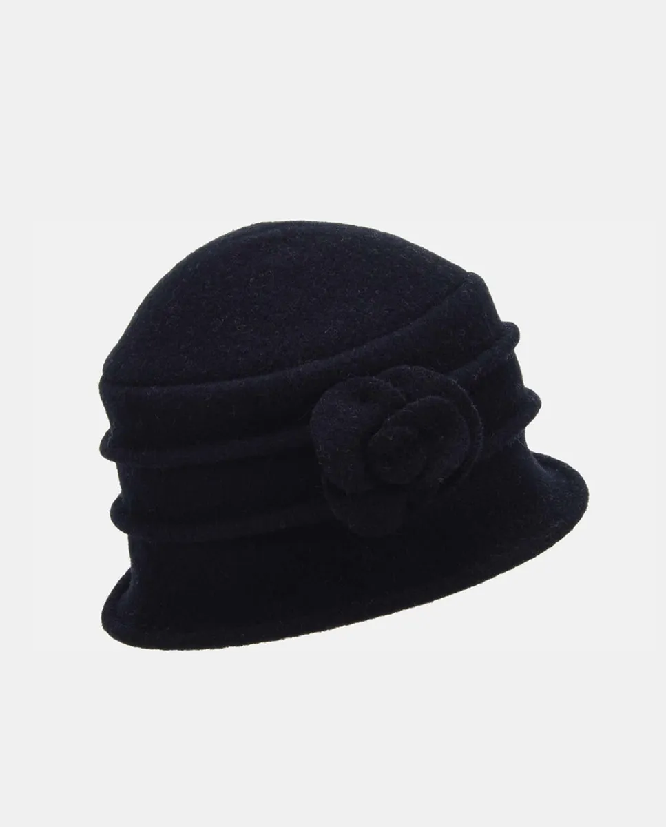 Шляпа колокольчик из вареной шерсти Seeberger, черный
Шляпа колокольчик из вареной шерсти Seeberger, черный