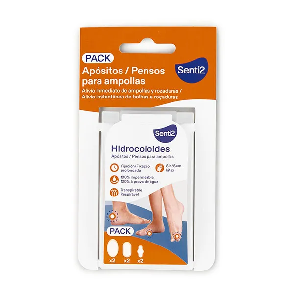 Блистерные повязки Surtido Hidrocoloides Senti-2, 6 UD 
Блистерные повязки Surtido Hidrocoloides Senti-2, 6 UD
