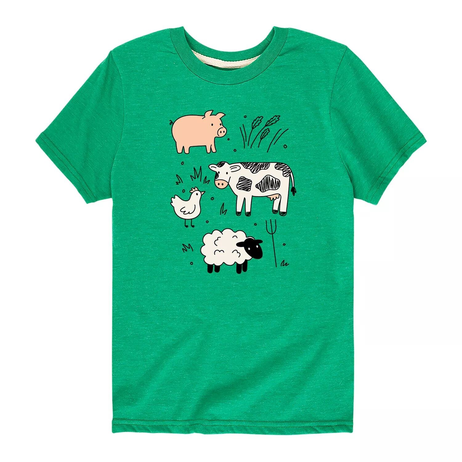 Футболка с рисунком сельскохозяйственных животных для мальчиков 8–20 лет Licensed Character 
Футболка с рисунком сельскохозяйственных животных для мальчиков 8–20 лет Licensed Character