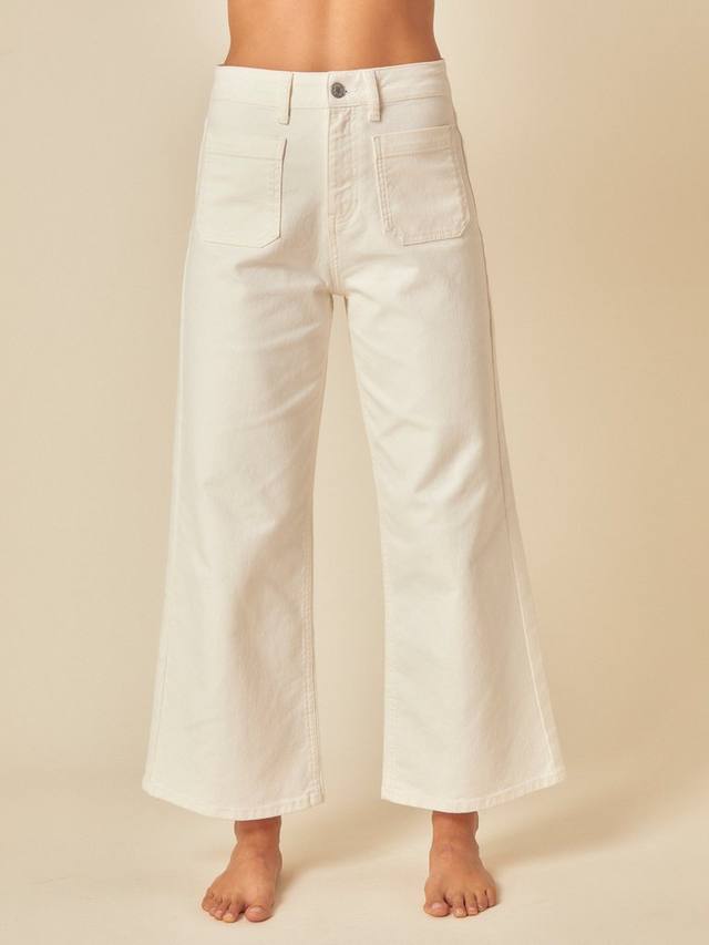 Джинсы Sailor с широкими штанинами укороченные Nobody's Child, White
Джинсы Sailor с широкими штанинами укороченные Nobody's Child, White