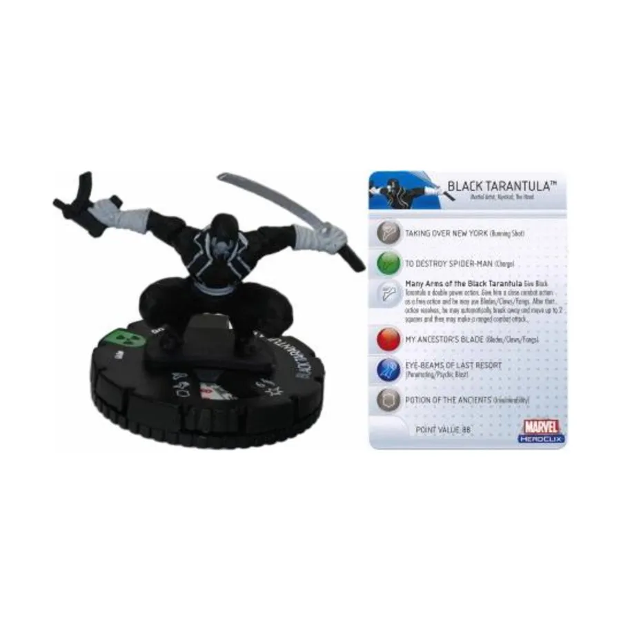 Черный тарантул (U), Marvel HeroClix - Incredible Hulk - Singles
Черный тарантул (U), Marvel HeroClix - Incredible Hulk - Singles
