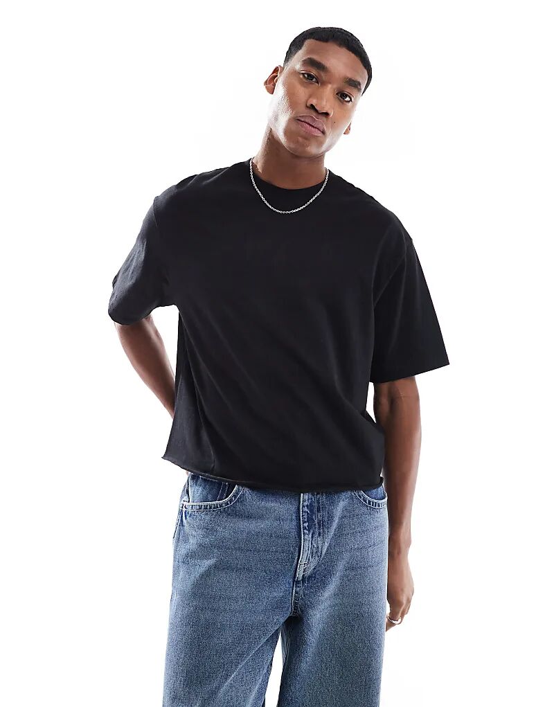 Укороченная футболка Bershka с короткими рукавами черного цвета
Укороченная футболка Bershka с короткими рукавами черного цвета