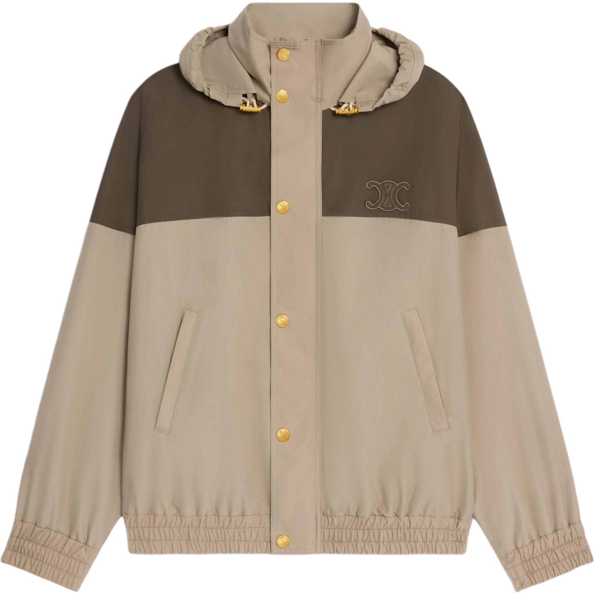 CELINE Триумф ветровка из нейлона, Light Umber 
CELINE Триумф ветровка из нейлона, Light Umber