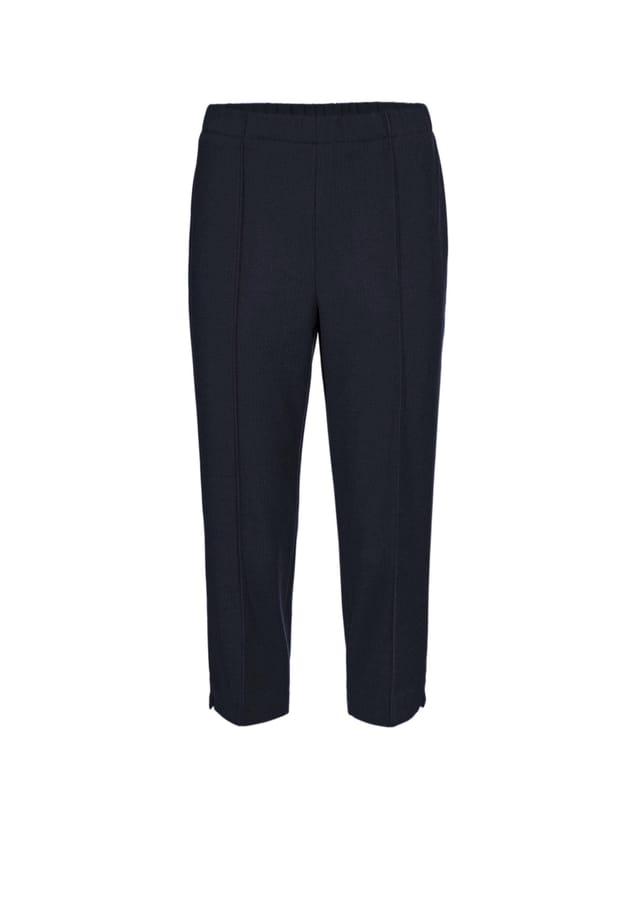 Короткий размер: удобные брюки с рубчиком 7/8 Goldner, синий
Короткий размер: удобные брюки с рубчиком 7/8 Goldner, синий