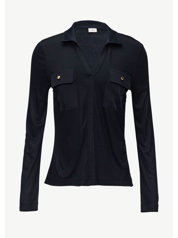 Футболка sOliver BLACK LABEL langarm, синий
Футболка sOliver BLACK LABEL langarm, синий