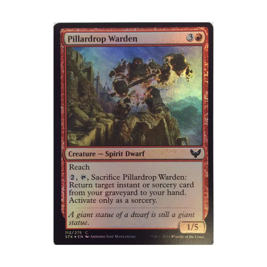 CCG Страж падения столба (C) (фольга), MTG - Strixhaven - School of Mages
CCG Страж падения столба (C) (фольга), MTG - Strixhaven - School of Mages